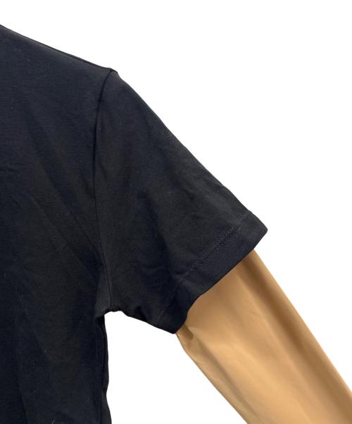Maison Margiela（メゾンマルジェラ）Maison Margiela (メゾンマルジェラ) レイヤードカットソー ブラック×ブラウン サイズ:M 未使用品の古着・服飾アイテム