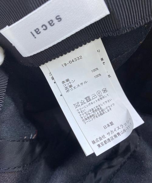 sacai（サカイ）sacai (サカイ) PENDLETON (ペンドルトン) コーデュロイキャップ マルチカラーの古着・服飾アイテム