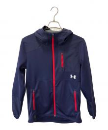 UNDER ARMOUR（アンダーアーマー）の古着「ジャージジャケット」｜ネイビー