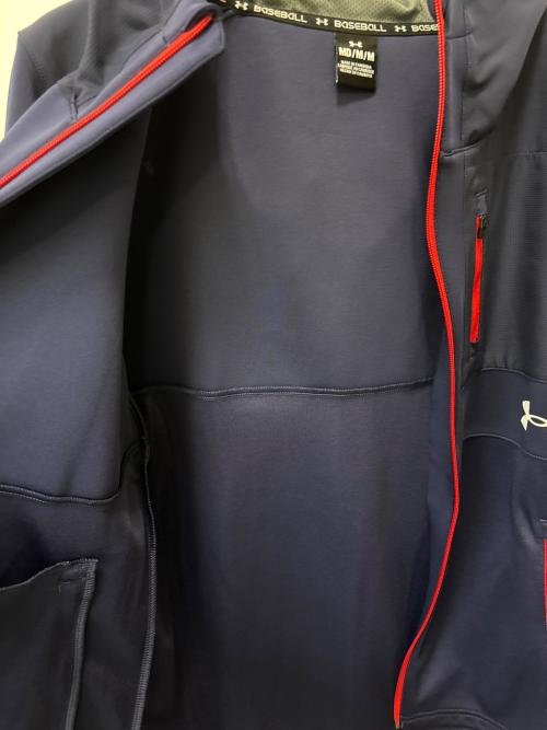 UNDER ARMOUR（アンダーアーマー）UNDER ARMOUR (アンダーアーマー) ジャージジャケット ネイビー サイズ:Mの古着・服飾アイテム