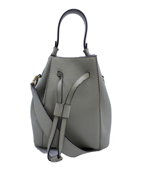 FURLA（フルラ）FURLA (フルラ) バケットバッグ グレーの古着・服飾アイテム