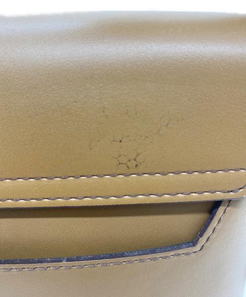 BURBERRY（バーバリー）BURBERRY (バーバリー) レザーショルダーバッグ ブラウンの古着・服飾アイテム