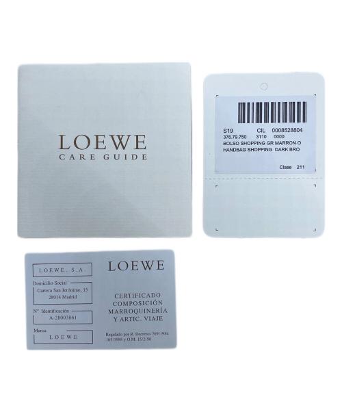 LOEWE（ロエベ）LOEWE (ロエベ) ヘリテージトートバッグ ブラウンの古着・服飾アイテム