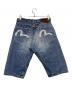 siotanibrothers (塩谷ブラザーズ) EVISU (エヴィス) デニムハーフパンツ インディゴ サイズ:81cm：15000円