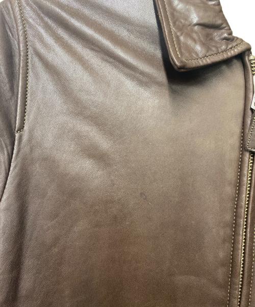 POLO RALPH LAUREN（ポロ・ラルフローレン）POLO RALPH LAUREN (ポロ・ラルフローレン) レザースイングトップ ブラウン サイズ:Mの古着・服飾アイテム