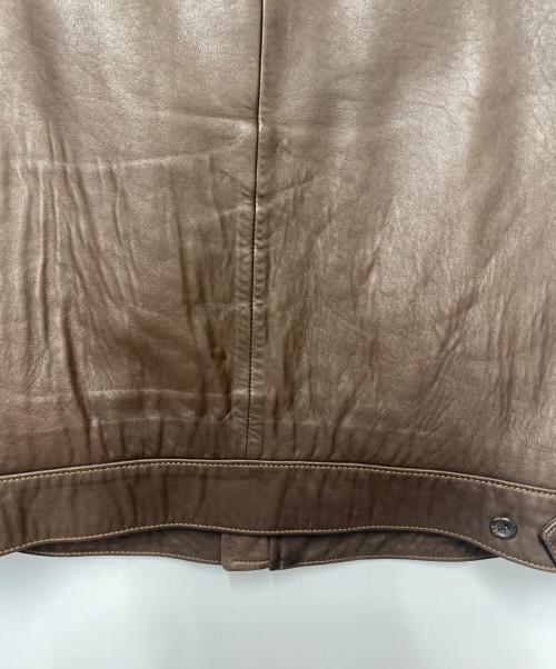POLO RALPH LAUREN（ポロ・ラルフローレン）POLO RALPH LAUREN (ポロ・ラルフローレン) レザースイングトップ ブラウン サイズ:Mの古着・服飾アイテム