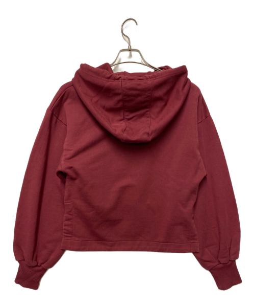 DIESEL（ディーゼル）DIESEL (ディーゼル) F-DINE-Bクロップド プルオーバー パーカー レッド サイズ:XSの古着・服飾アイテム