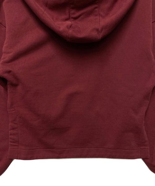 DIESEL（ディーゼル）DIESEL (ディーゼル) F-DINE-Bクロップド プルオーバー パーカー レッド サイズ:XSの古着・服飾アイテム