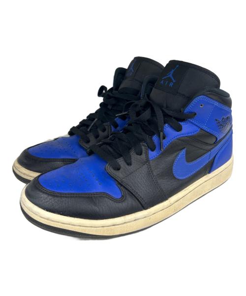 NIKE（ナイキ）NIKE (ナイキ) ミッドカットスニーカー ブラック×ブルー サイズ:27の古着・服飾アイテム