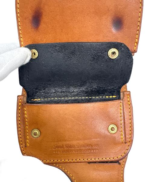 JACK RIDE LEATHER（ジャックライドレザー）JACK RIDE LEATHER (ジャックライドレザー) 2つ折り財布 ブラックの古着・服飾アイテム