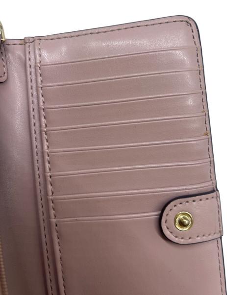 MICHAEL KORS（マイケルコース）MICHAEL KORS (マイケルコース) ポシェット ピンク×アイボリーの古着・服飾アイテム