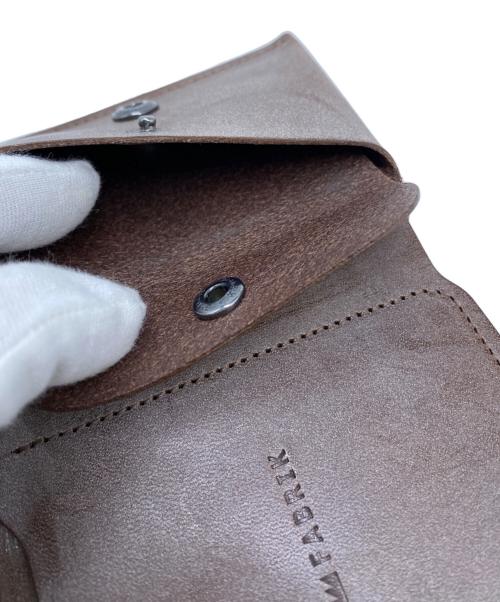 FABRIK（ファブリック）FABRIK (ファブリック) 3つ折り財布 ブラウンの古着・服飾アイテム