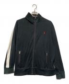 POLO RALPH LAURENポロ・ラルフローレン）の古着「ジップアップスウェット」｜ブラック