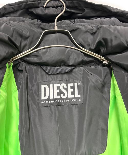 DIESEL（ディーゼル）DIESEL (ディーゼル) ダウンジャケット ブラック サイズ:ＸＬの古着・服飾アイテム
