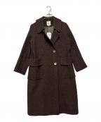 LANVIN en Bleuランバンオンブルー）の古着「ウールコート」｜ブラウン