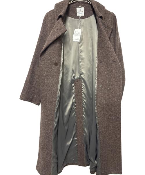LANVIN en Bleu（ランバンオンブルー）LANVIN en Bleu (ランバンオンブルー) ウールコート ブラウン サイズ:38 未使用品の古着・服飾アイテム