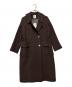 LANVIN en Bleu（ランバンオンブルー）の古着「ウールコート」｜ブラウン