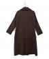 LANVIN en Bleu (ランバンオンブルー) ウールコート ブラウン サイズ:38 未使用品：7000円