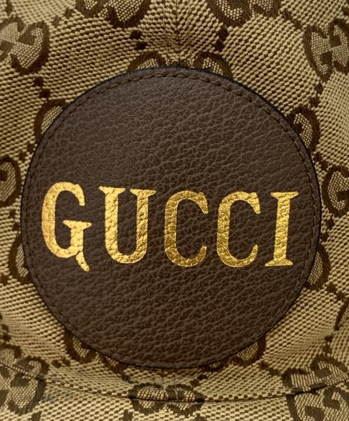 GUCCI（グッチ）GUCCI (グッチ) GGキャンバス ベースボールキャップ ブラウンの古着・服飾アイテム