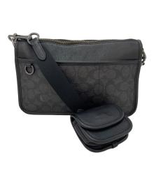 COACH（コーチ）の古着「ヘリテージ コンバーチブル クロスボディ」｜ブラック