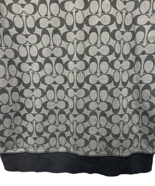COACH（コーチ）COACH (コーチ) ミックスドメディアスウェットシャツ ブラック サイズ:タグ切断済みにて不明の古着・服飾アイテム