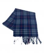 Burberry'sバーバリーズ）の古着「マフラー」｜ネイビー