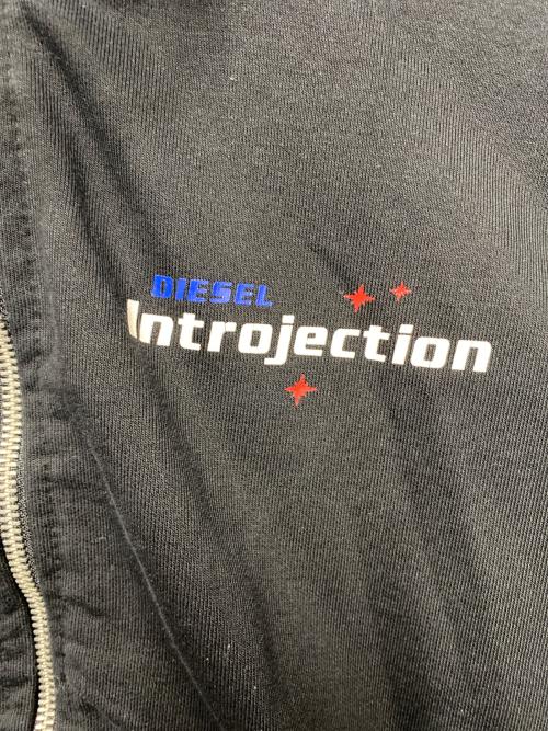 DIESEL（ディーゼル）DIESEL (ディーゼル) ジップパーカー ブラック サイズ:Mの古着・服飾アイテム