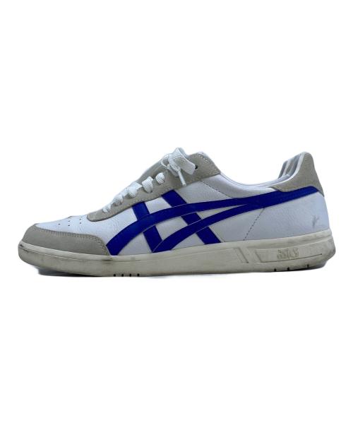 asics（アシックス）asics (アシックス) スニーカー ホワイト×ブルー サイズ:27cmの古着・服飾アイテム