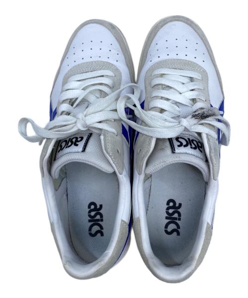 asics（アシックス）asics (アシックス) スニーカー ホワイト×ブルー サイズ:27cmの古着・服飾アイテム