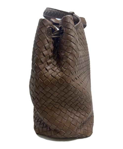 BOTTEGA VENETA（ボッテガベネタ）BOTTEGA VENETA (ボッテガベネタ) トートバッグ ブラウンの古着・服飾アイテム