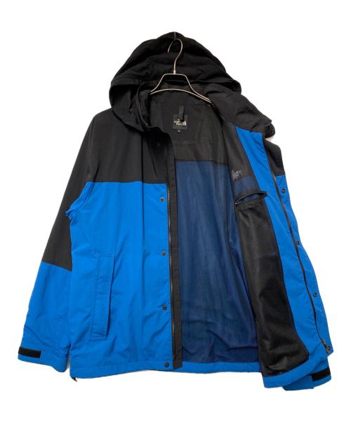 THE NORTH FACE（ザ ノース フェイス）THE NORTH FACE (ザ ノース フェイス) ジップアップジャケット ブラック×ブルー サイズ:Lの古着・服飾アイテム