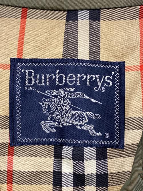 Burberry's（バーバリーズ）Burberry's (バーバリーズ) 比翼コート オリーブ サイズ:表記無の古着・服飾アイテム