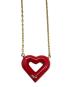 LOUIS VUITTON (ルイ ヴィトン) ハート ペンダント ネックレス ゴールドカラー：12000円