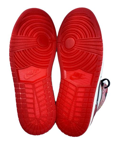 NIKE（ナイキ）NIKE (ナイキ) Spider-Man (スパイダーマン) ハイカットスニーカー レッド×ホワイト サイズ:27cmの古着・服飾アイテム