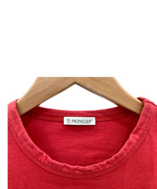MONCLER（モンクレール）MONCLER (モンクレール) カットソー レッド サイズ:XSの古着・服飾アイテム