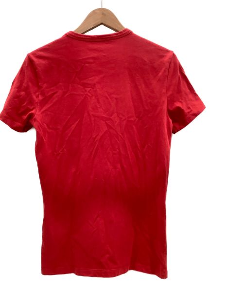 MONCLER（モンクレール）MONCLER (モンクレール) カットソー レッド サイズ:XSの古着・服飾アイテム