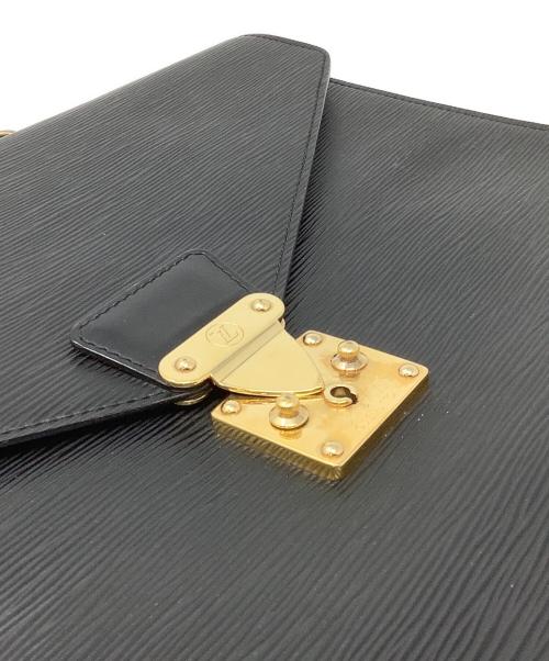 LOUIS VUITTON（ルイ ヴィトン）LOUIS VUITTON (ルイ ヴィトン) ブリーフケース　LOUIS VUITTON（ルイヴィトン）　M54422　セルビエット・コンセイエ ブラックの古着・服飾アイテム