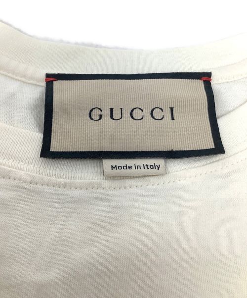 GUCCI（グッチ）GUCCI (グッチ) オーバーサイズTシャツ ベージュ サイズ:ＸＳの古着・服飾アイテム