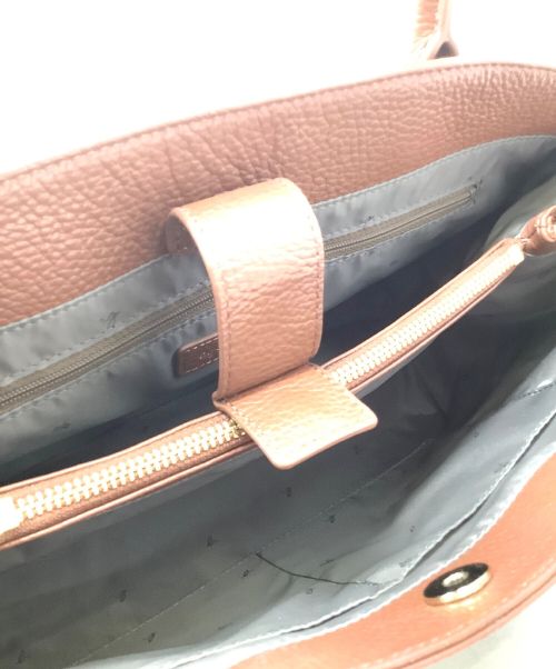 agnes b（アニエスベー）agnes b (アニエスベー) 2WAYバッグ ブラウンの古着・服飾アイテム