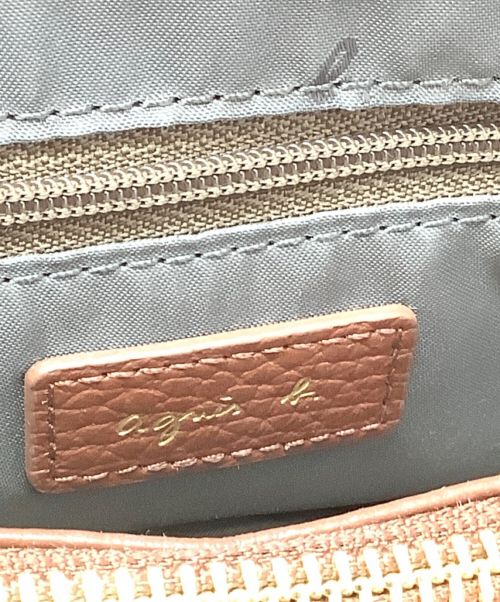 agnes b（アニエスベー）agnes b (アニエスベー) 2WAYバッグ ブラウンの古着・服飾アイテム