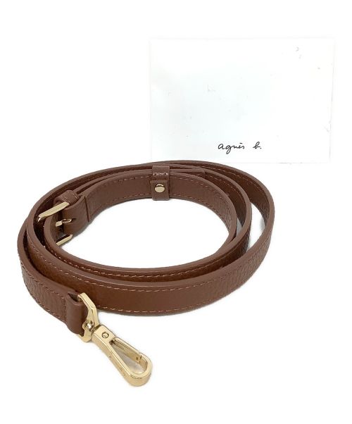 agnes b（アニエスベー）agnes b (アニエスベー) 2WAYバッグ ブラウンの古着・服飾アイテム