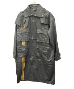 【お値下げ】adidas リメイク　モッズコート 中古・古着通販】adidas (アディダス) ロゴプリントモッズコート