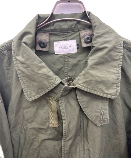 CAL O LINE（キャルオーライン）CAL O LINE (キャルオーライン) ミリタリーコート カーキ サイズ:Ｍの古着・服飾アイテム