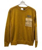 AVIREXアヴィレックス）の古着「ポケットクルーネックニット」｜ブラウン