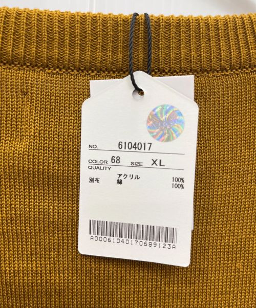 AVIREX（アヴィレックス）AVIREX (アヴィレックス) ポケットクルーネックニット ブラウン サイズ:XLの古着・服飾アイテム