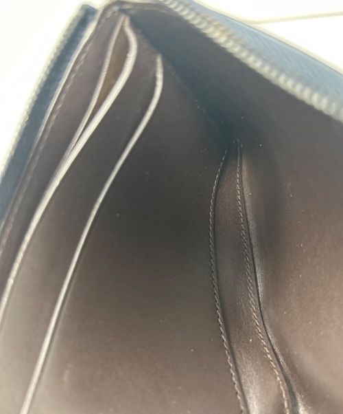 dunhill（ダンヒル）dunhill (ダンヒル) L字ファスナーコンパクトウォレット　dunhill（ダンヒル）　IM0216 ネイビーの古着・服飾アイテム