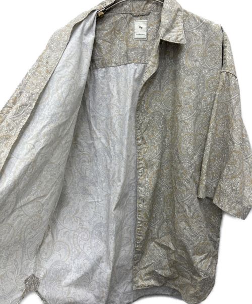 KICS DOCUMENT.（キクスドキュメント）KICS DOCUMENT. (キクスドキュメント) オープンカラーシャツ ベージュ サイズ:ＸＬの古着・服飾アイテム