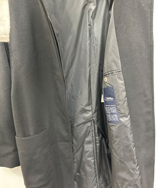 'S MaxMara（エスマックスマーラ）'S MaxMara (エスマックスマーラ) ウールコート ブラック サイズ:ｓの古着・服飾アイテム