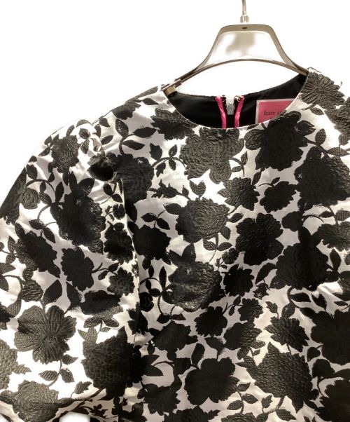 Kate Spade（ケイトスペード）Kate Spade (ケイトスペード) ワンピース ホワイト×ブラック サイズ:Ｍの古着・服飾アイテム