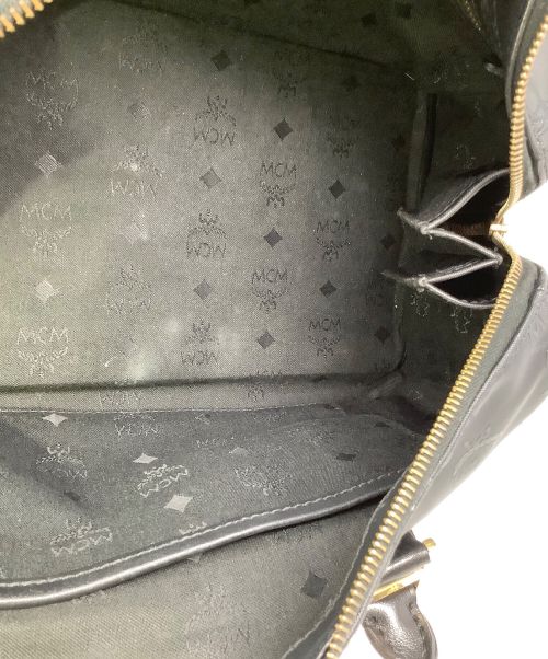 MCM（エムシーエム）MCM (エムシーエム) ミニボストンバッグ　MCM（エムシーエム） ブラックの古着・服飾アイテム
